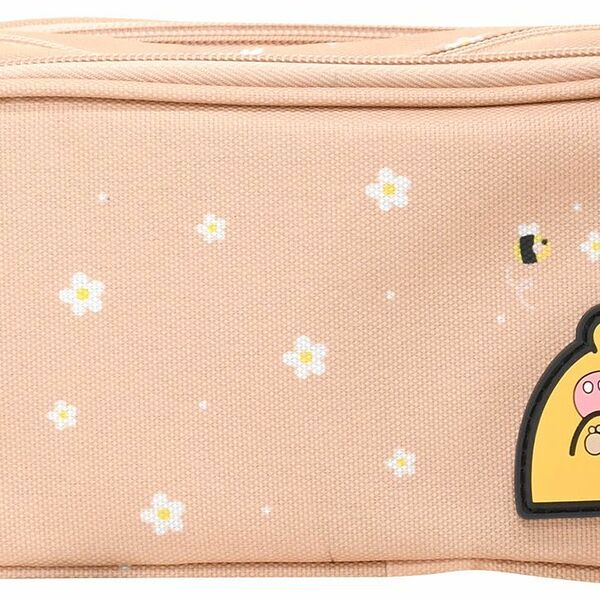 Пенал 3 отд бол Lorex Kids Cookie Bear 210x90x90 мм бежев полиэстер