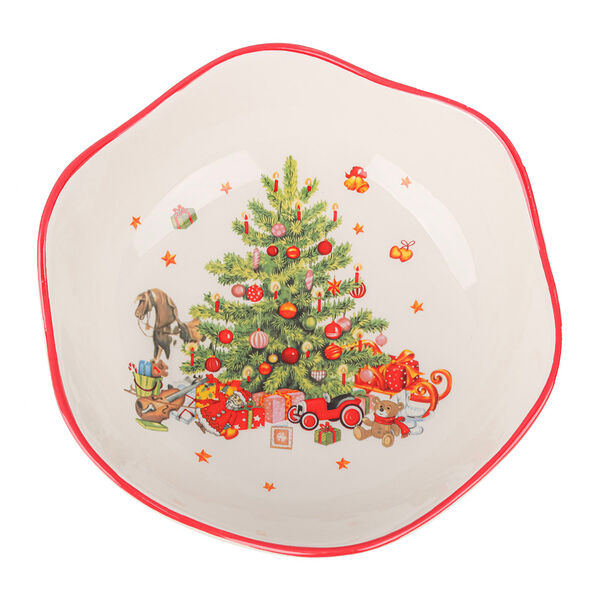 Millimi в гостях у елки салатник, 21,5х7,5см, керамика