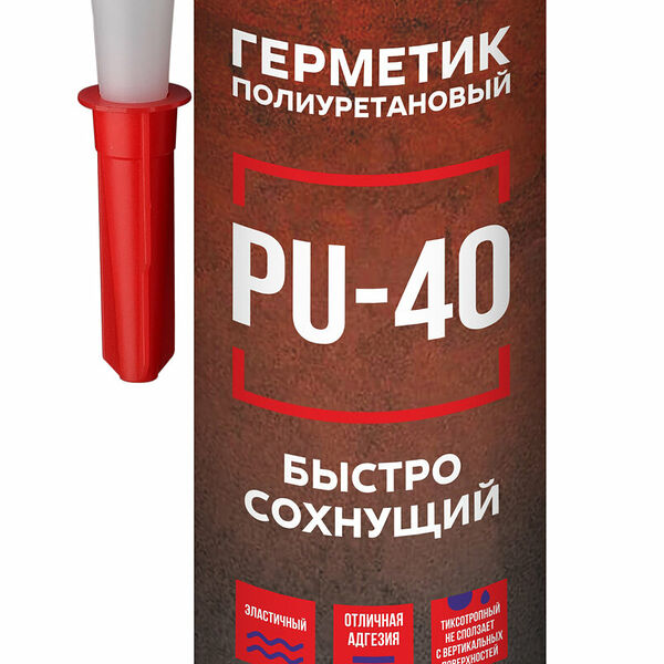 MasterTeks PM герметик полиуретановый быстросохнущий PU-40 280 мл белый