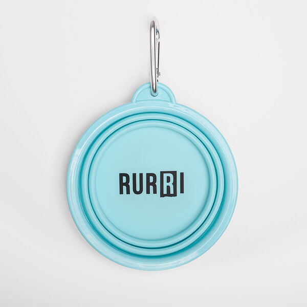 Миска складная Rurri силикон мятная 350мл