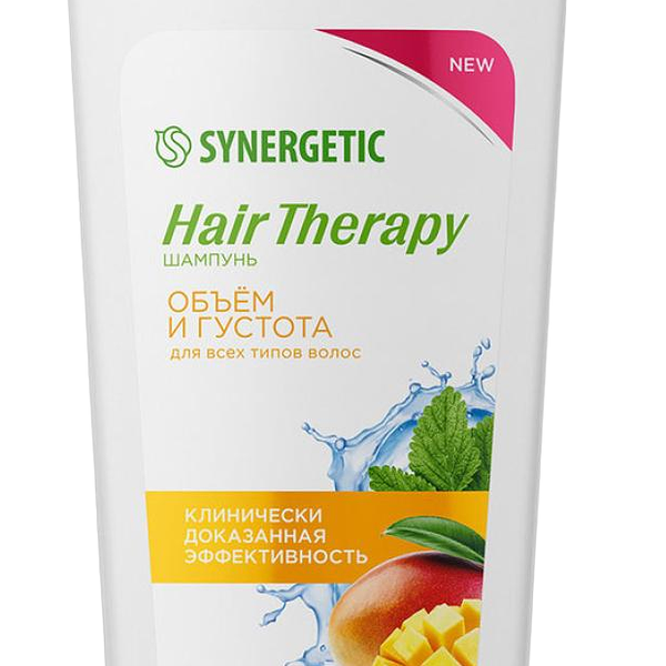 Шампунь для волос Synergetic Объем и густота 900 мл