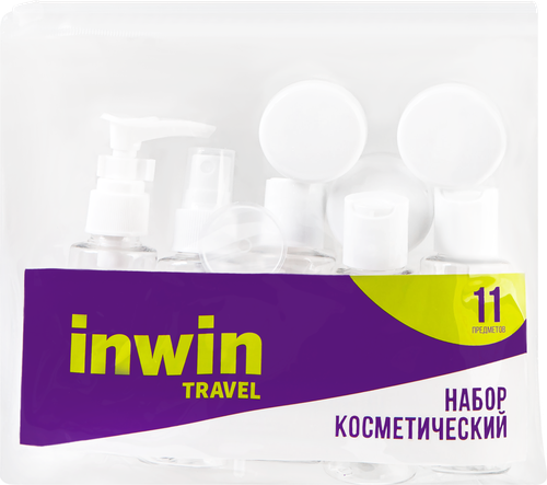 

Набор косметический Inwin Travel 8 предметов прозрачный TA19399-9