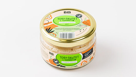 Тофу-паштет ВкусВилл с топпингом 