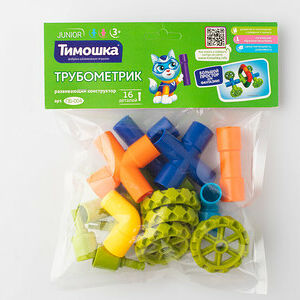 Конструктор развивающий "Трубометрик" 16 деталей