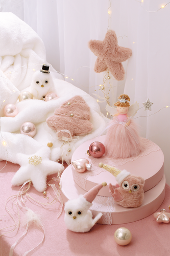 

Украшение елочное Homeclub Пара совушек на клипсе 9 см на клипсе 2 шт