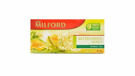 Чайный напиток травяной Milford Silver linden-honey в пакетиках