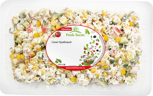 

Салат Fresh Secret Крабовый, вес