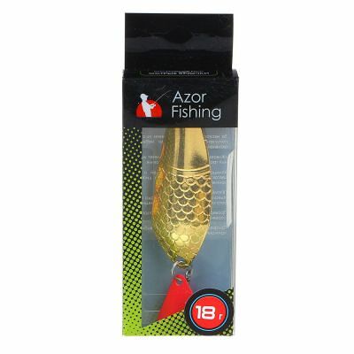 Блесна колеблющаяся Azor Fishing Фиш, 18 г