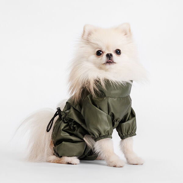 Дождевик для собак, Rurri M, хаки, (мальчик)