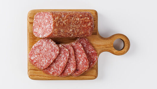 Колбаса Миланская из охлажденного мяса сырокопченая Велком