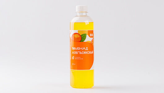Лимонад Апельсиновый с соком, 0,5 л