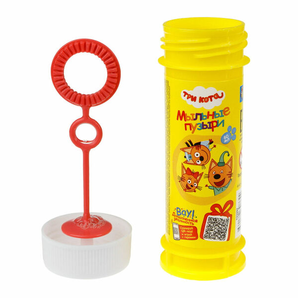 Мыльные пузыри 1Toy Три кота