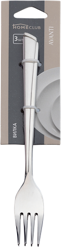 Вилка столовая HOMECLUB Avanti, нержавеющая сталь, 3шт