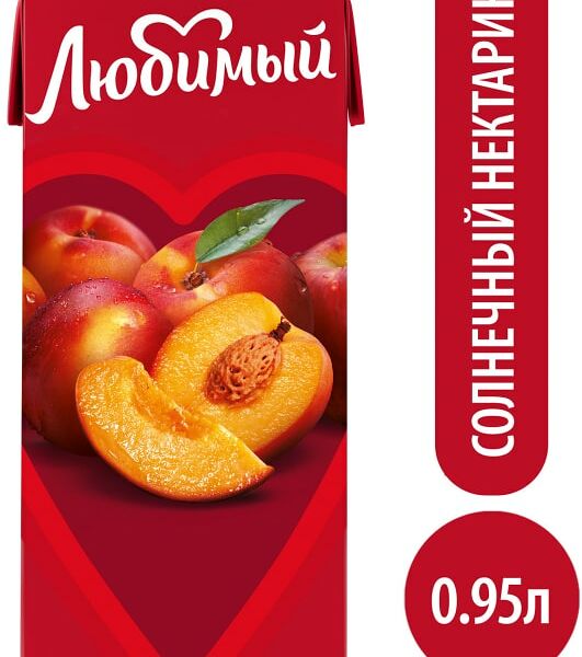 Напиток Любимый Солнечный нектарин 950мл