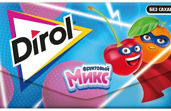 Жевательная резинка Dirol Фруктовый микс 13.5г
