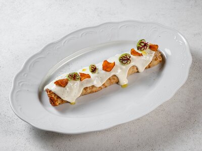 Блинчики с курицей и грибами