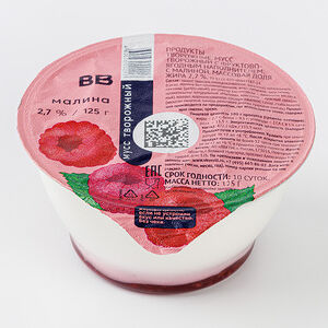 Мусс творожный "Малина" 2,7%