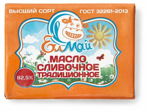 Масло Елмай Традиционное 82,5% БЗМЖ