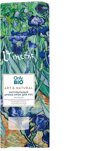 

Крем для рук Only Bio натуральный аромат Гладкость и Нежность масло ириса и бурбонская ваниль 75 мл