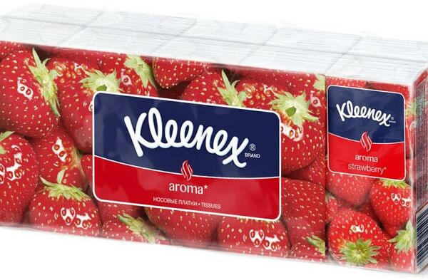 Носовые платки Kleenex Клубника 10шт