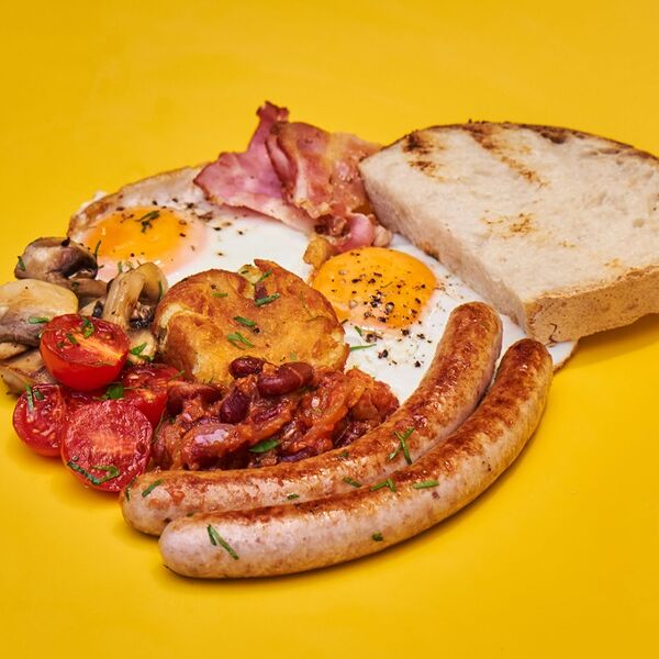 Английский завтрак с домашними колбасками