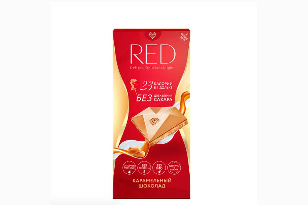 

Шоколад RED Карамелизованный молочный 85 г
