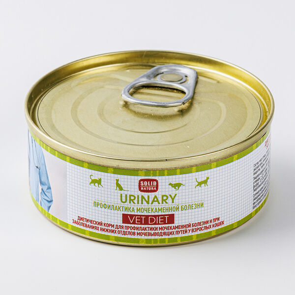 Solid Natura VET Urinary консервы для кошек 100 г