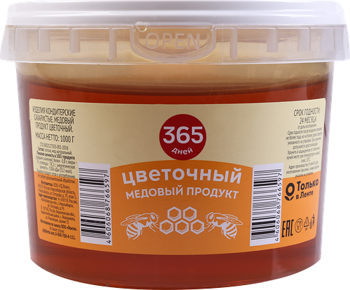 Медовый продукт 365 дней Цветочный, 1 кг