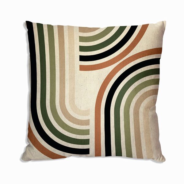 Подушка декоративная Grand Style Волна, 45х45 см, рогожка, фотопечать