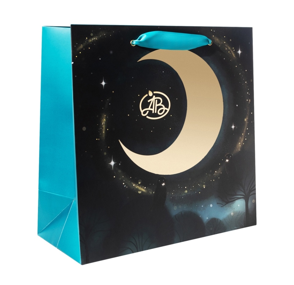 

Пакет подарочный «Азбука вкуса» Волшебная ночь 30х30х14 см