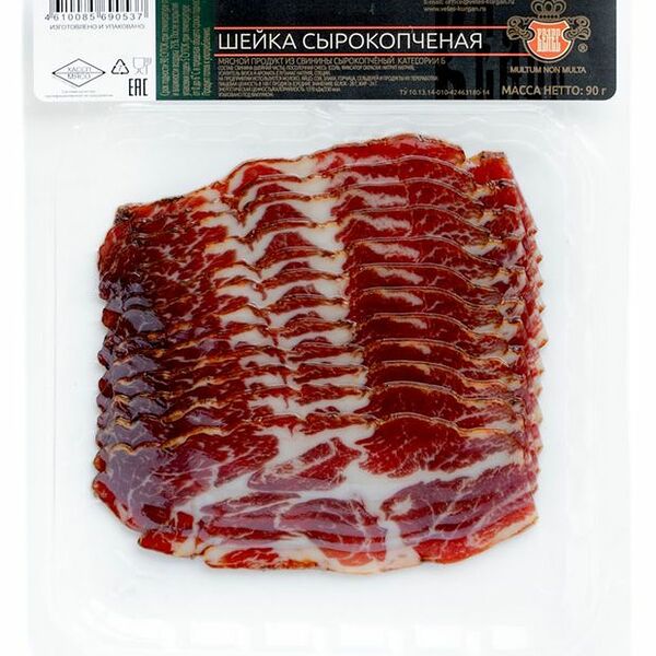 Шейка Велес из свинины сырокопченая 90г