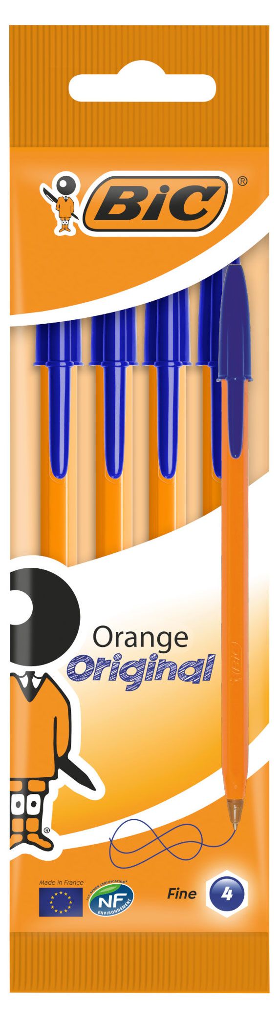 

Набор шариковых ручек Bic Orange Fine 4 шт