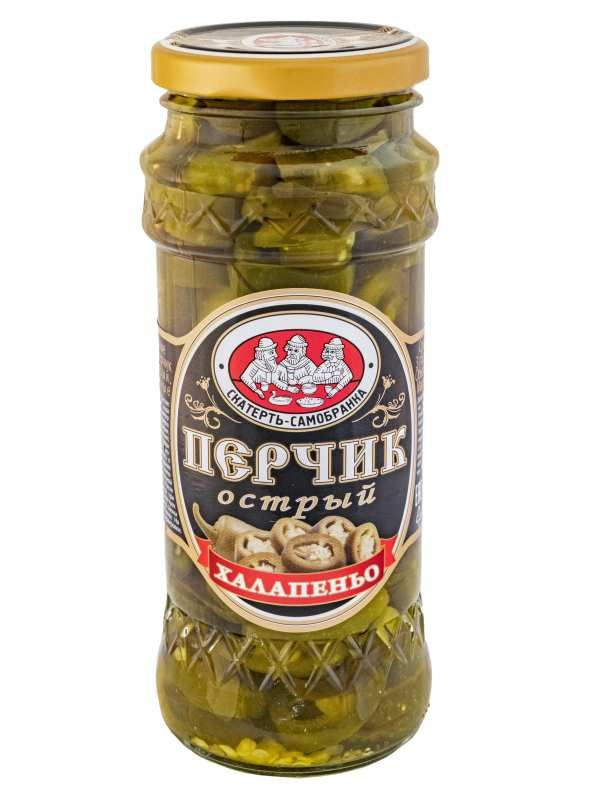 

Перчик халапеньо Скатерть-Самобранка острый 370 мл