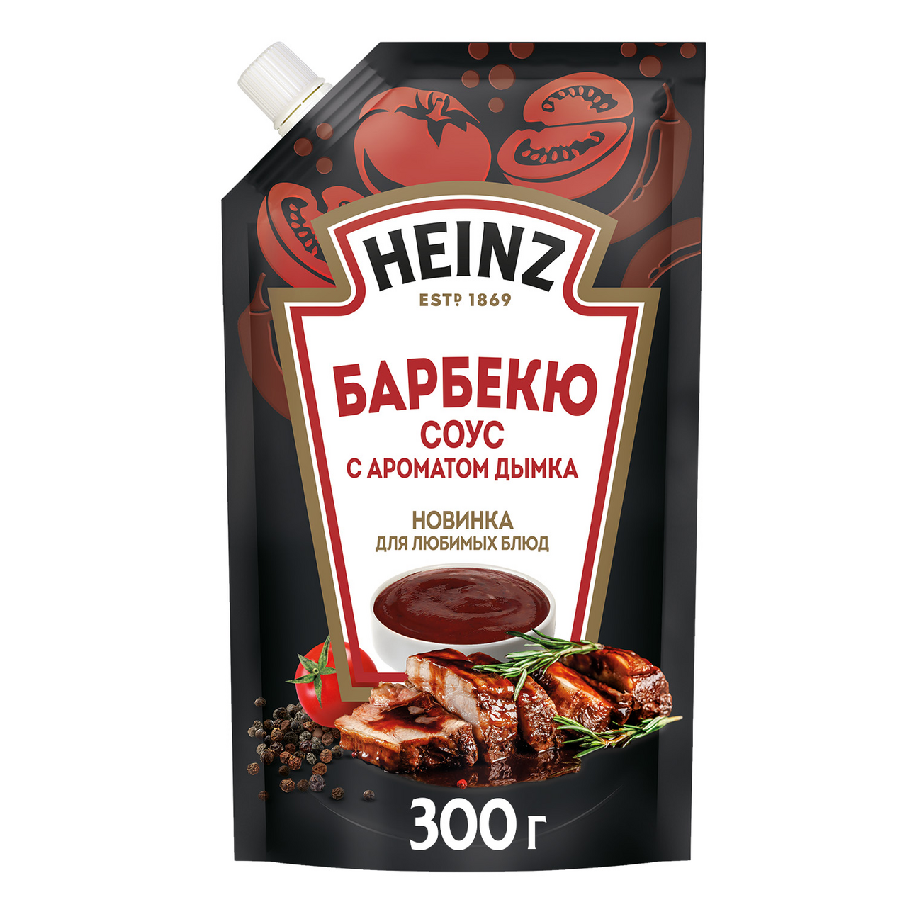 

Соус Heinz Барбекю с ароматом дымка, 300 г