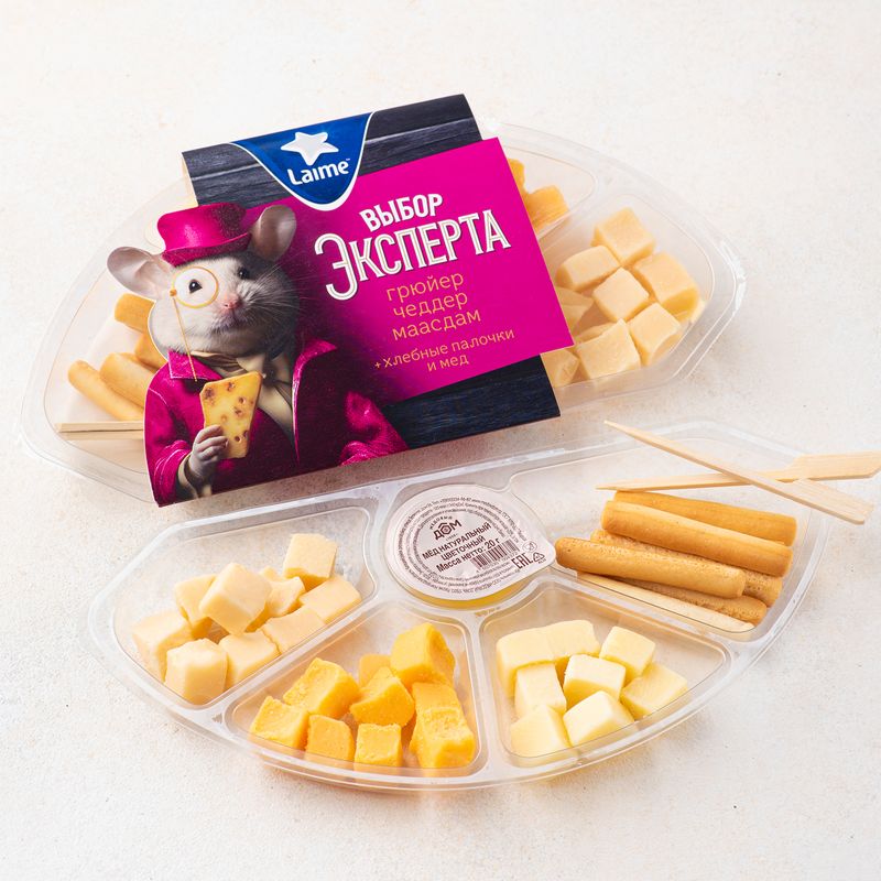 

Ассорти сыров Laime Выбор эксперта № 2 110 г