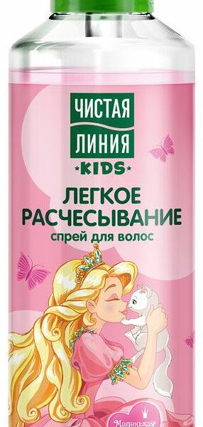 Спрей для волос Чистая Линия Легкое расчесывание с ромашкой розой и пантенолом 160 мл