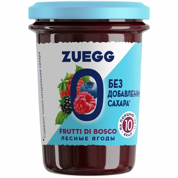 Конфитюр Zuegg Лесные ягоды без сахара 220 г