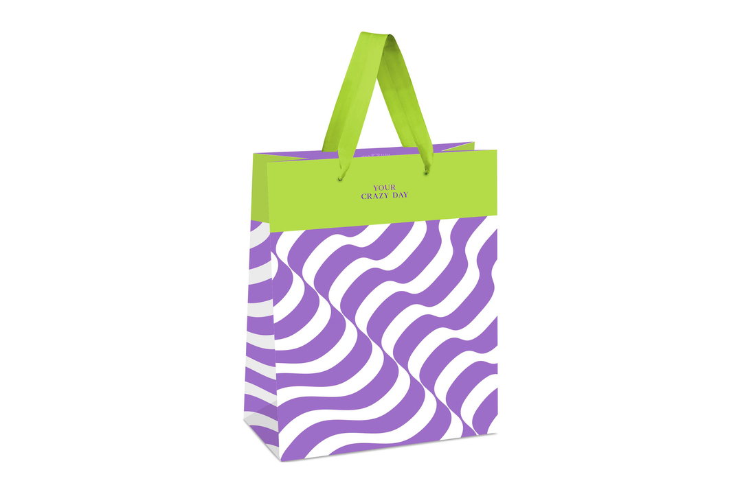 

Пакет подарочный Meshu lavender Color Illusion 18х23х10 см матовая ламинация