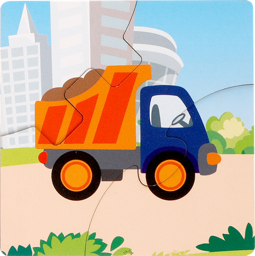 

Игрушка развивающая Mapacha Пазлы для малышей с разным резом, 440г