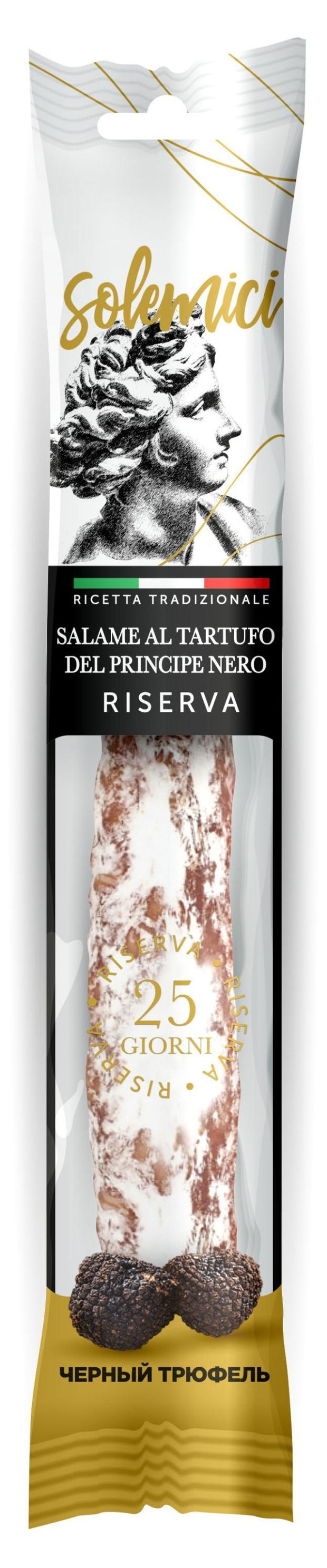 

Колбаса сыровяленая с трюфелем Solemici Al Tartufo del Principe Nero 110 г