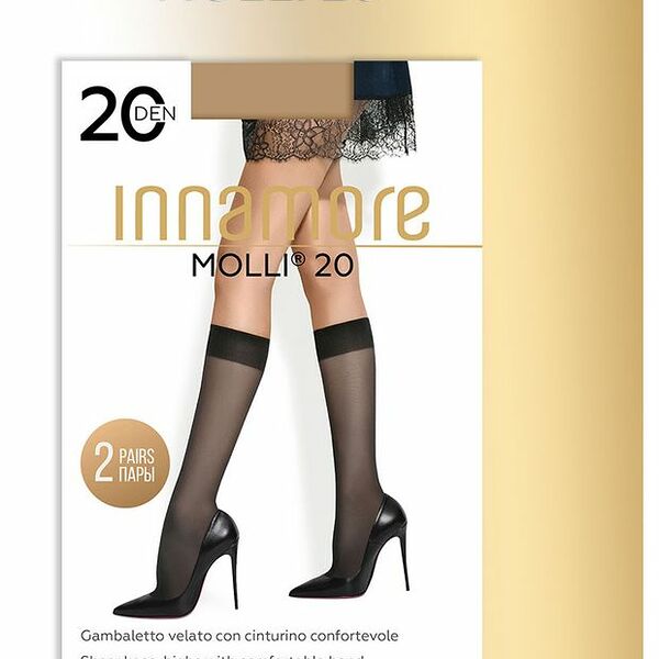 Гольфы Innamore Molli daino 20 den 2 пары