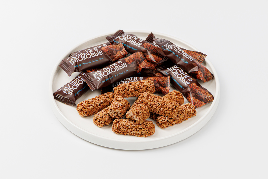 

Конфеты ВкусВилл мультизлаковые с молочным шоколадом 175 г