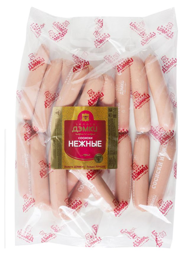 

Сосиски ЗОЛОТО ДЭМКИ Нежные вес