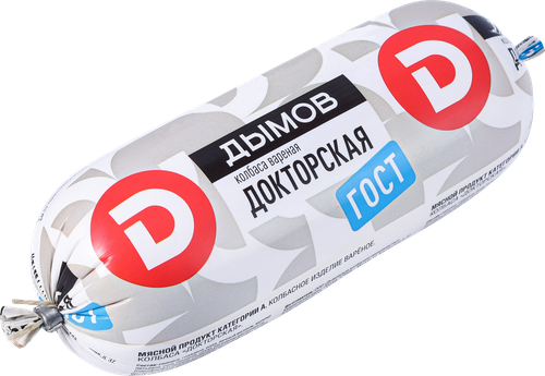 

Колбаса варёная Дымов Докторская категория А 500 г