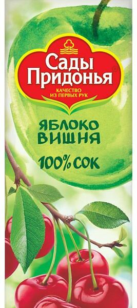 Сок Сады Придонья яблоко-вишня, 1 л