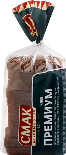 

Хлеб Смак премиум ржаной формовой в нарезке 350 г