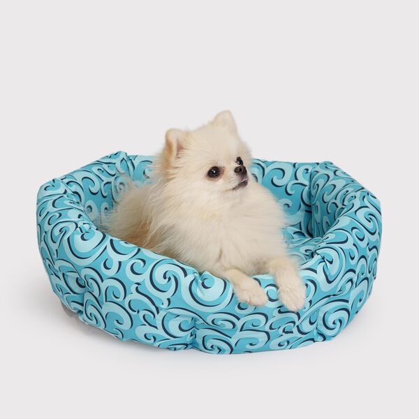 Лежак Коринф  49х45х16 бирюзовый, 430г