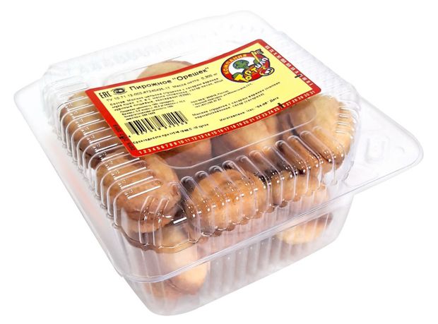 

Пирожное песочное Тортила Орешек с вареной сгущенкой 300г