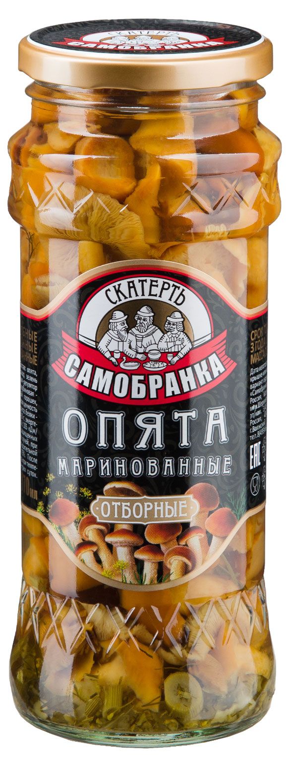 

Опята маринованные Скатерть-Самобранка отборные 330 г