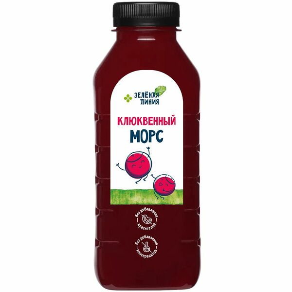 Морс клюквенный Зелёная Линия